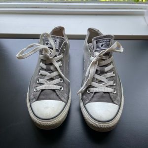 Converse Low Top Grey Sneakers Unisex Size 9W/7M